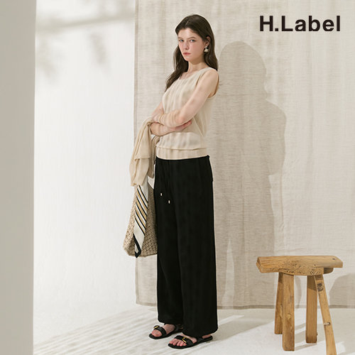 [최저가][H.LABEL] LINOIR 26SS 프렌치 린넨 블렌디드 니트탑 3종 3