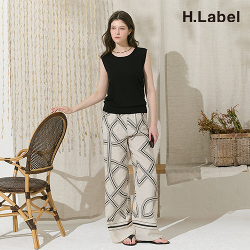 [최저가][H.LABEL] LINOIR 26SS 프렌치 린넨 블렌디드 니트탑 3종 4