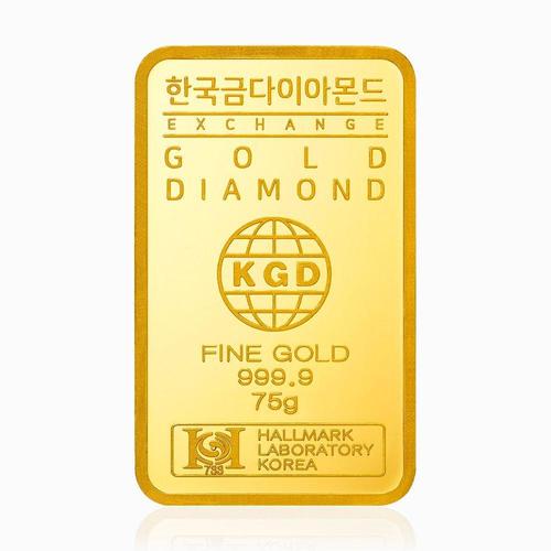 갤러리아_순금 골드바 24K 75g 999.9 금시세