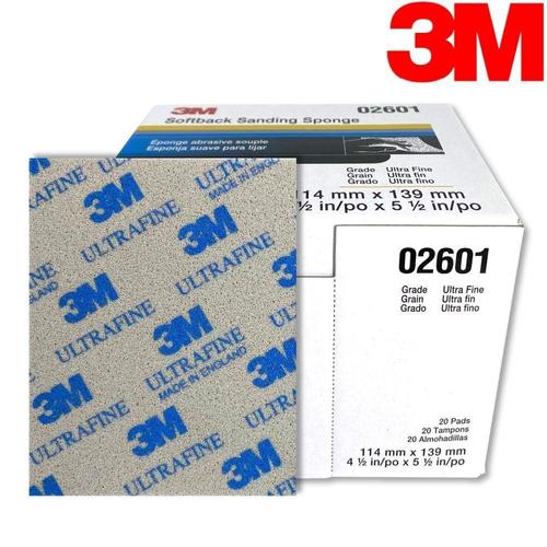 02601 울트라파인 샌딩스펀지 소프트백 3M 낱장판매 WFLO7U4
