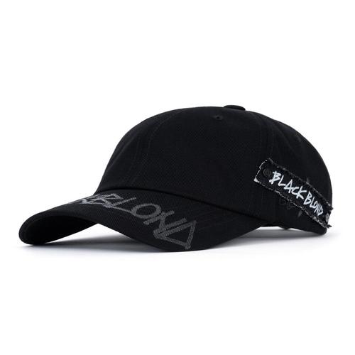블랙블론드]BBD Side Patch Shadow Graffiti Logo Cap (Black