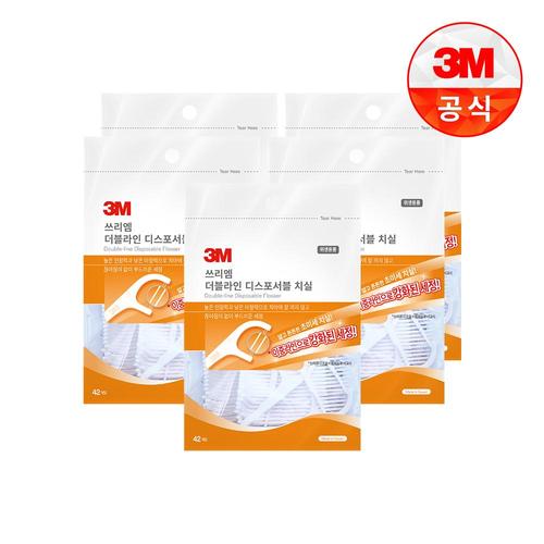 [3M]더블라인 치실 42입 x 5개