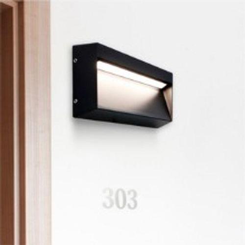 LED 에코 케바 직사각 벽등 5W IP54 주백색 플리커프리 (WFGFQB9)