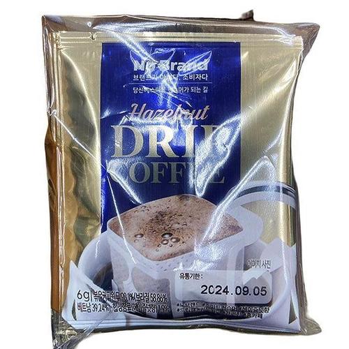 헤이즐넛향 드립백 원두커피 6g x 15개 x 1개 b76237