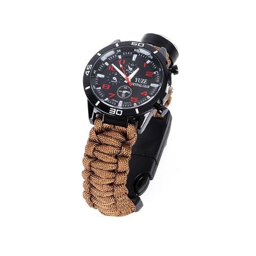 등산시계 야외 캠핑 다기능 밀리터리 시계 베이지 WF855C2