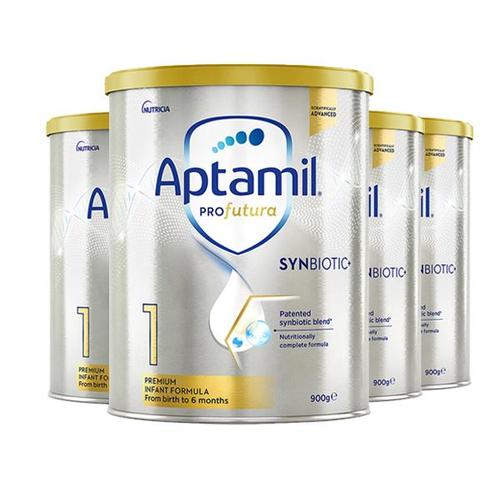 [해외] 압타밀 호주분유 프로푸트라 1단계(0~6개월) 900g 4통