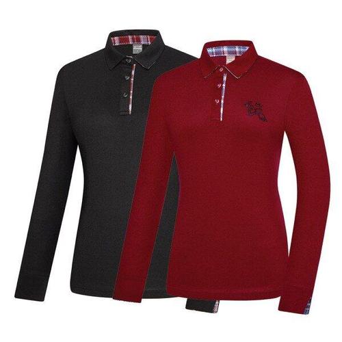 [비티알]비티알 BTR 여성 골프웨어 겨울 긴팔 양모 기모 카라티셔츠 제니퍼(여) BST4571W