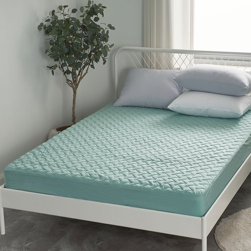 레아 마이크로워싱 알러지케어 누빔매트커버SS 제이드