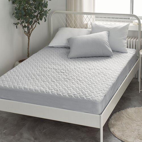 레아 마이크로워싱 알러지케어 누빔매트커버 SS 그레이