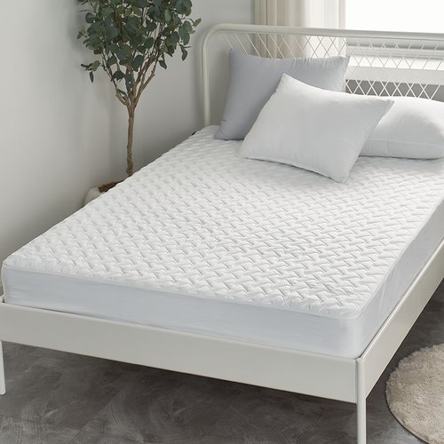 레아 마이크로워싱 알러지케어 누빔매트커버 SS 화이트