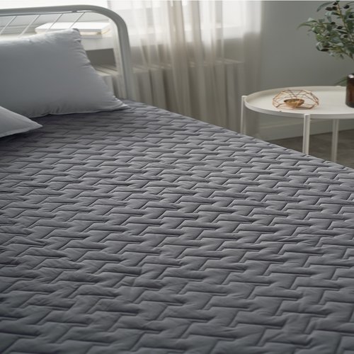 레아 마이크로워싱 알러지케어 누빔매트커버 킹K 챠콜