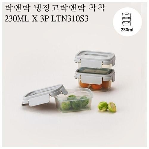 락앤락 냉장고정리 밀폐용기 보관용기 착착 LTN310S3 (WC038DA)