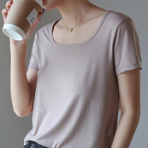 VIVA-NG253 여성 반팔 라운드넥 (WA40558)