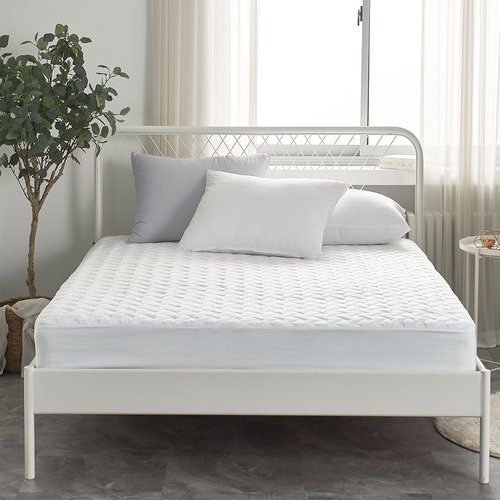 레아 마이크로워싱 알러지케어 누빔매트커버 Q 화이트