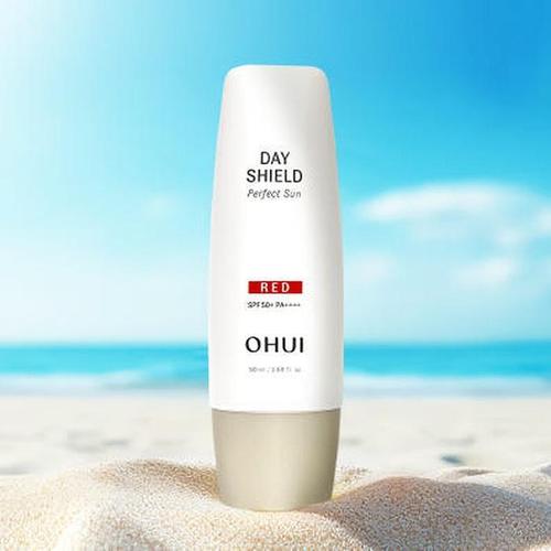 오휘 데이쉴드 퍼펙트 선 레드 - 선크림 (AD)