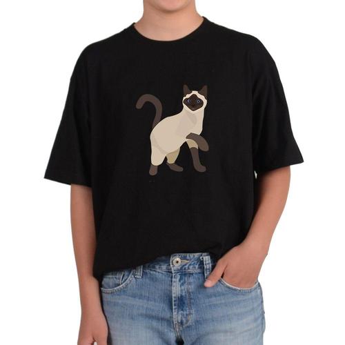 오버핏반팔티 고양이 야옹이 CAT 샴고양이 다양한색상 전사이즈 WFKC6WU