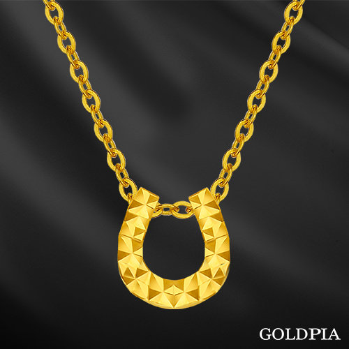 ★2월 혜택★ [골드피아] 24K 순금 컷팅 홀스 목걸이