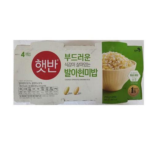 하프클럽 [베스트쇼핑]CJ제일제당 발아 현미밥 210g(2+2) x2개