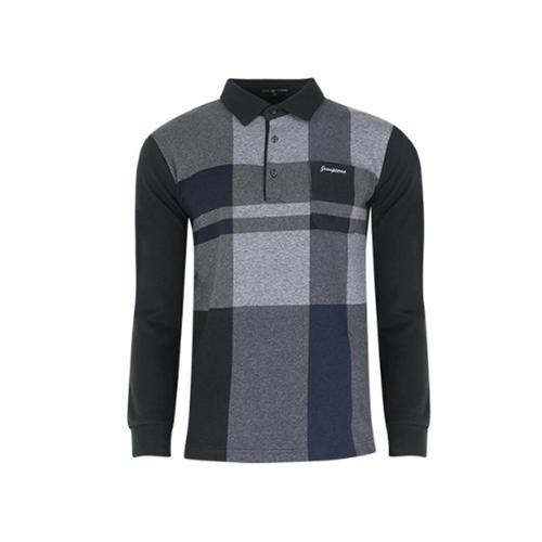 기타제조사 [페라어스]골피아 남성 사각배색 체크 골프 카라셔츠 CTDJ2121W2