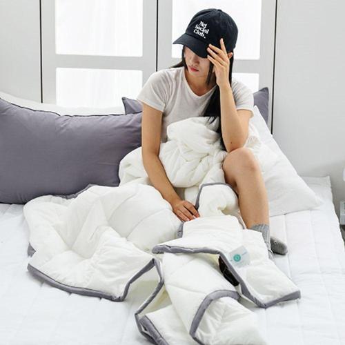 [셀럽하우스]이불 IPSA8843 패드 세트 SS 화이트 퀄팅 간절기 침구세트
