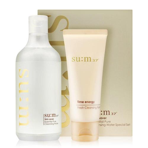 (주)LG생활건강 [숨37도] 스킨 세이버 에센셜 퓨어 클렌징 워터 폼 기획세트