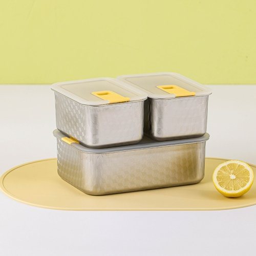 네오플램 퍼펙트씰S 스텐 밀폐용기 3종세트(550mlx2+1150ml)