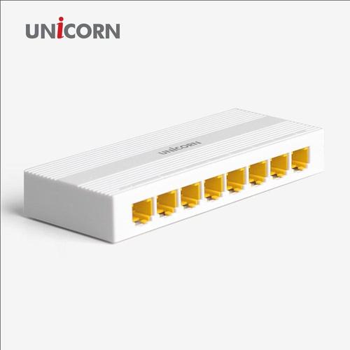 유니콘 8포트 기가 스위칭허브 공유기 랜선스위치허브 DG-800GIGA WFLX5P4