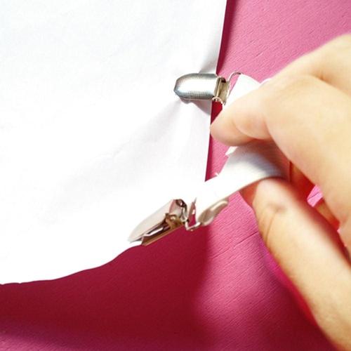 침대고정밴드 침대시트고정 고정핀 집게 이불 고정 침대 매트고정