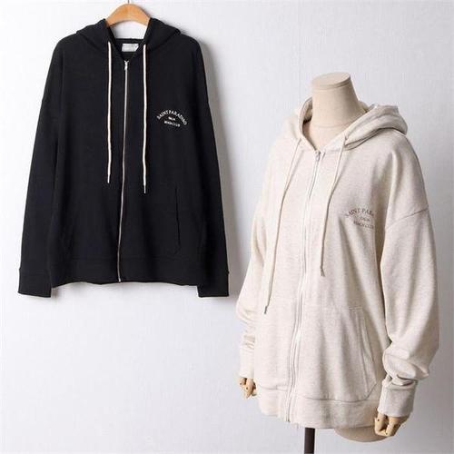 [셀러허브_여성트랜드패션]빅사이즈 110 데일리세인트후드집업 DMOF505