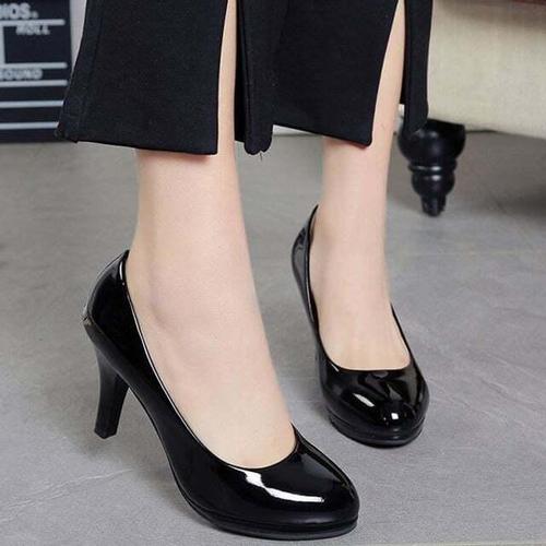 [셀럽하우스]여성구두 EMQIMFPG 페미닌 가보시 펌프스힐 키높이산발 키작녀
