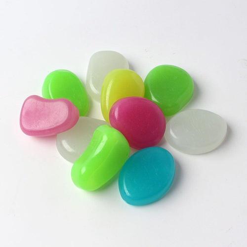 대형 조약돌 야광자갈 10p세트 컬러믹스 WFLOR2C