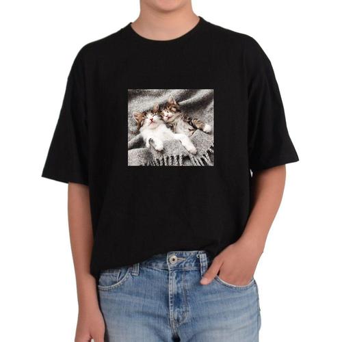 반팔티 고양이 애완동물 샴고양이 고양이사진 그림 WEAE08D