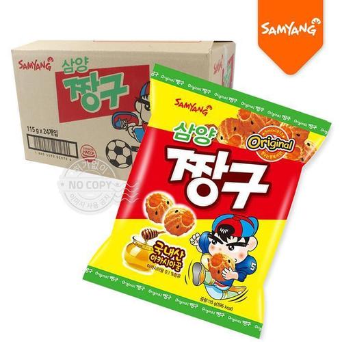[대용량과자][가공식품] 삼양 짱구 115g 24입 (44883592)