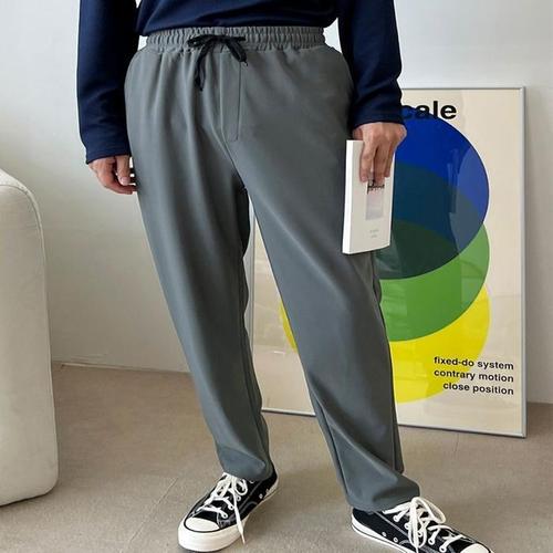 [BZJL6UUI_4C]남성 세미바지 편한 데일리 팬츠 신축성