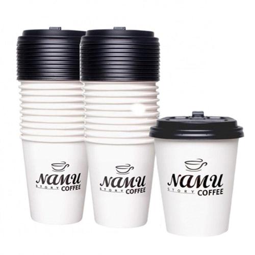 테이크아웃 뚜껑종이컵 11cm 20세트 커피컵 일회용컵 WC75981