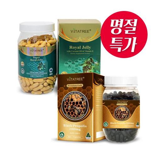 [해외] [명절특가] 비타트리 프리미엄 로얄제리 365정+프로폴리스 365정