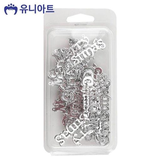 JMds 유니아트 3000 크리스마스 글자판 은색 (중) (약18개입) WFKJ8DY