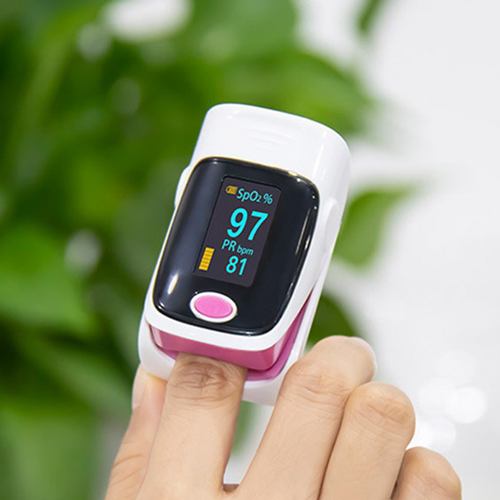 힐링 휴대용 산소포화도 측정기 맥박 혈중 산소농도 옥시미터 심박수 자가진단 기계