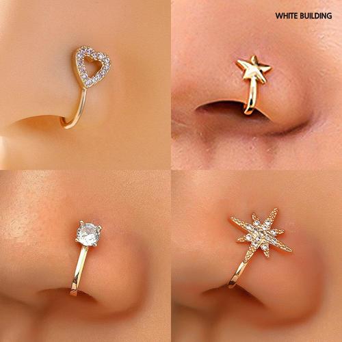 [화이트빌딩]입찌 입술찌 링 코찌 페이크 가짜 입술피어싱 귀찌 립커프 코피어싱링