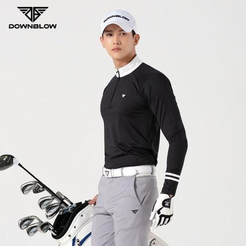 [에이치플러스몰]다운블로우DBFWLB6002M남자골프반집업티숙 편안한 골
