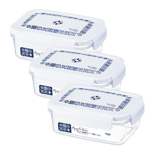 코멕스 틸리카스 밀폐용기 직사각형 3호 900ml X 3개 (WFIYXZ2)