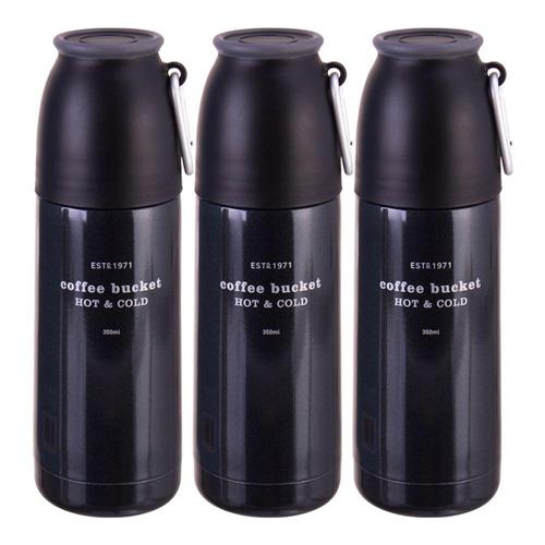 코멕스 트래블러 보온보냉병 블랙 350ml X 3개 (WFIYY06)