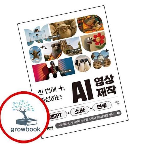 한 번에 완성하는 AI 영상 제작 with 챗GPT+소라+브루 책