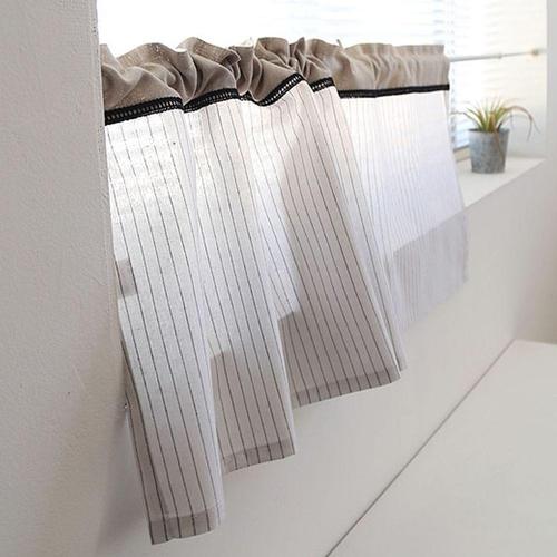 [셀럽하우스]주방 VIXI4830 바란스 커튼 거실 현관 인테리어 가리개 커텐