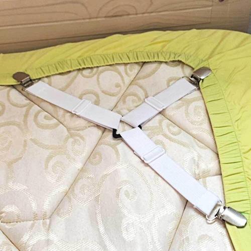 침대패드고정 침대시트 고정밴드 Y형 4P 침대시트고정
