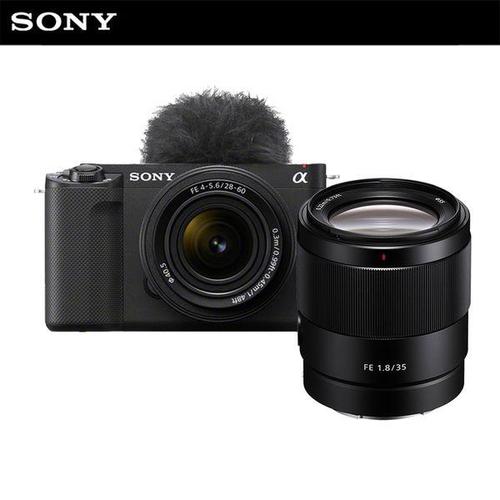 [소니]카메라 ZV-E1L 블랙 (SEL2860 렌즈킷) + SEL35F18F 단렌즈 패키지 / 풀프레임 브이로그 알파