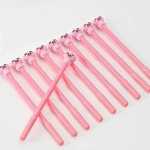 돼지 중성볼펜 10p 선물용 학생 특이한 귀여운 (WFG0XQC)