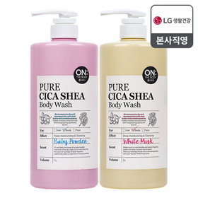 온더바디 퓨어시카 정말 순한 온가족 바디워시 1L x 2개 (2종 택1)