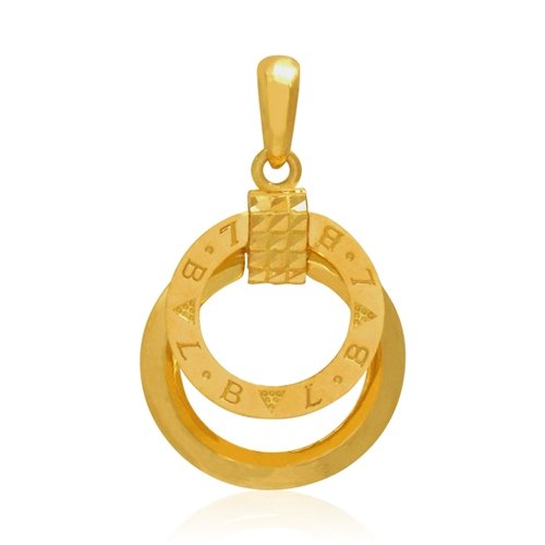 혼골드모아 골드모아 순금 로마 더블링 펜던트 3.75g