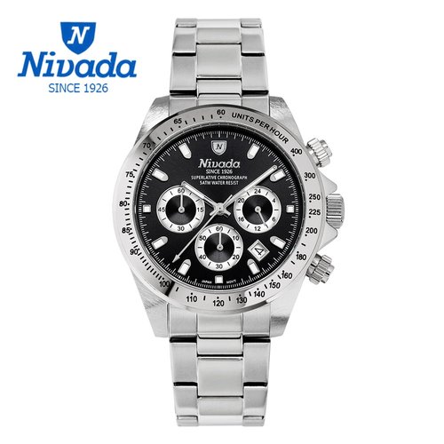 [NIVADA] 니바다 남성용 크로노그래프 메탈 시계 1001